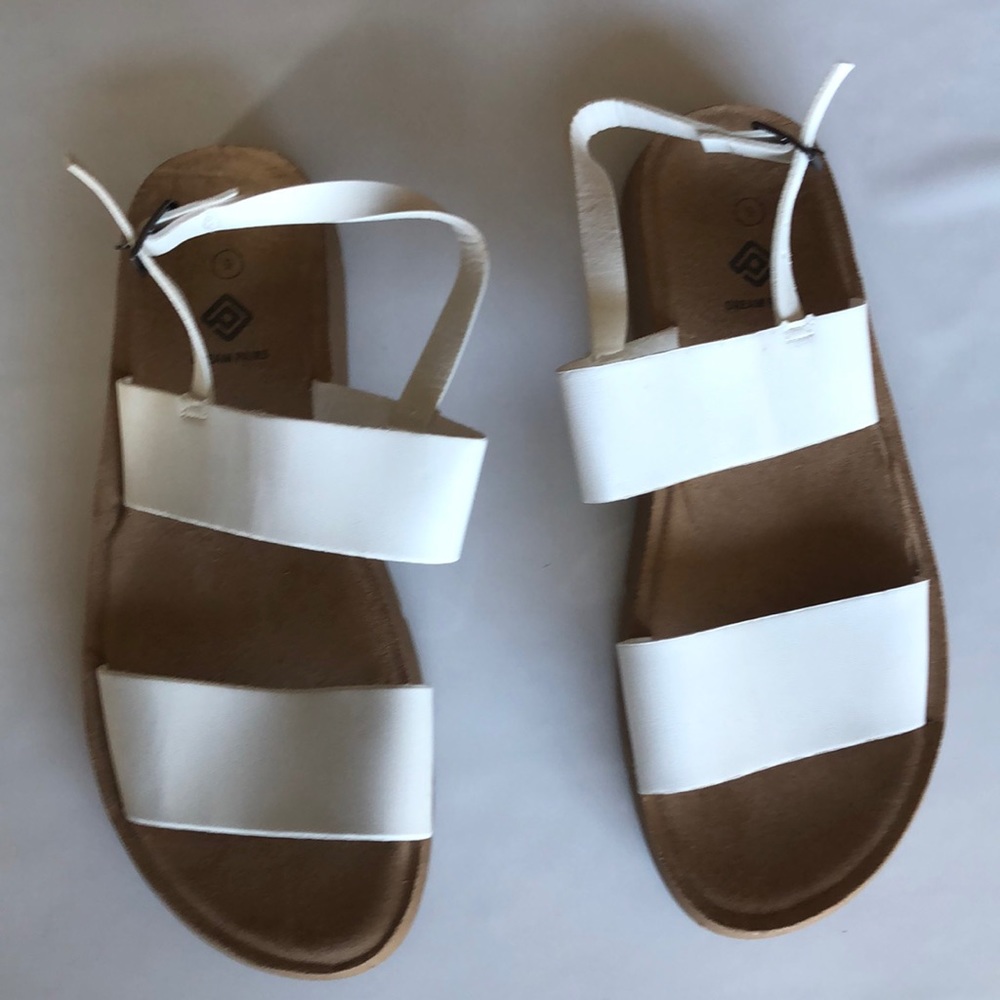 Women’s White Featherweight Sandals.